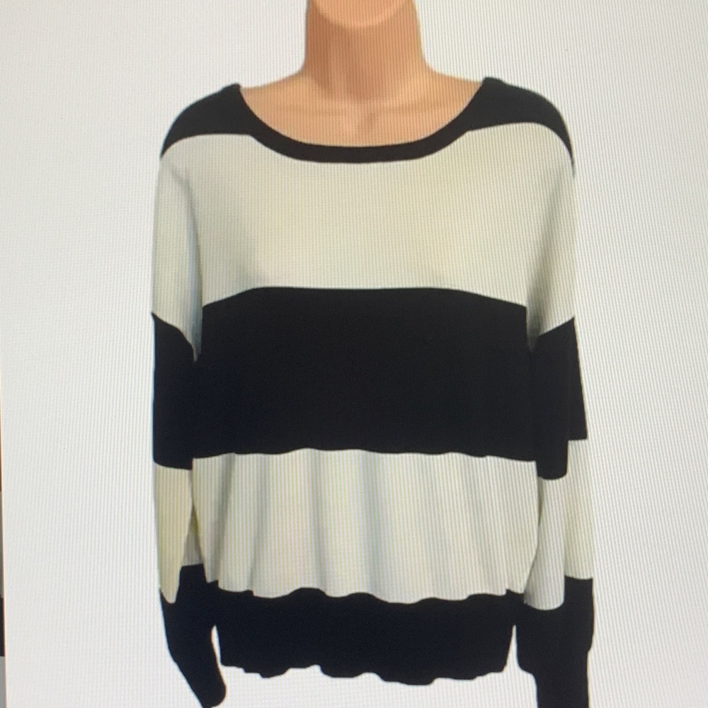 Elegant Striped Women's Sweater